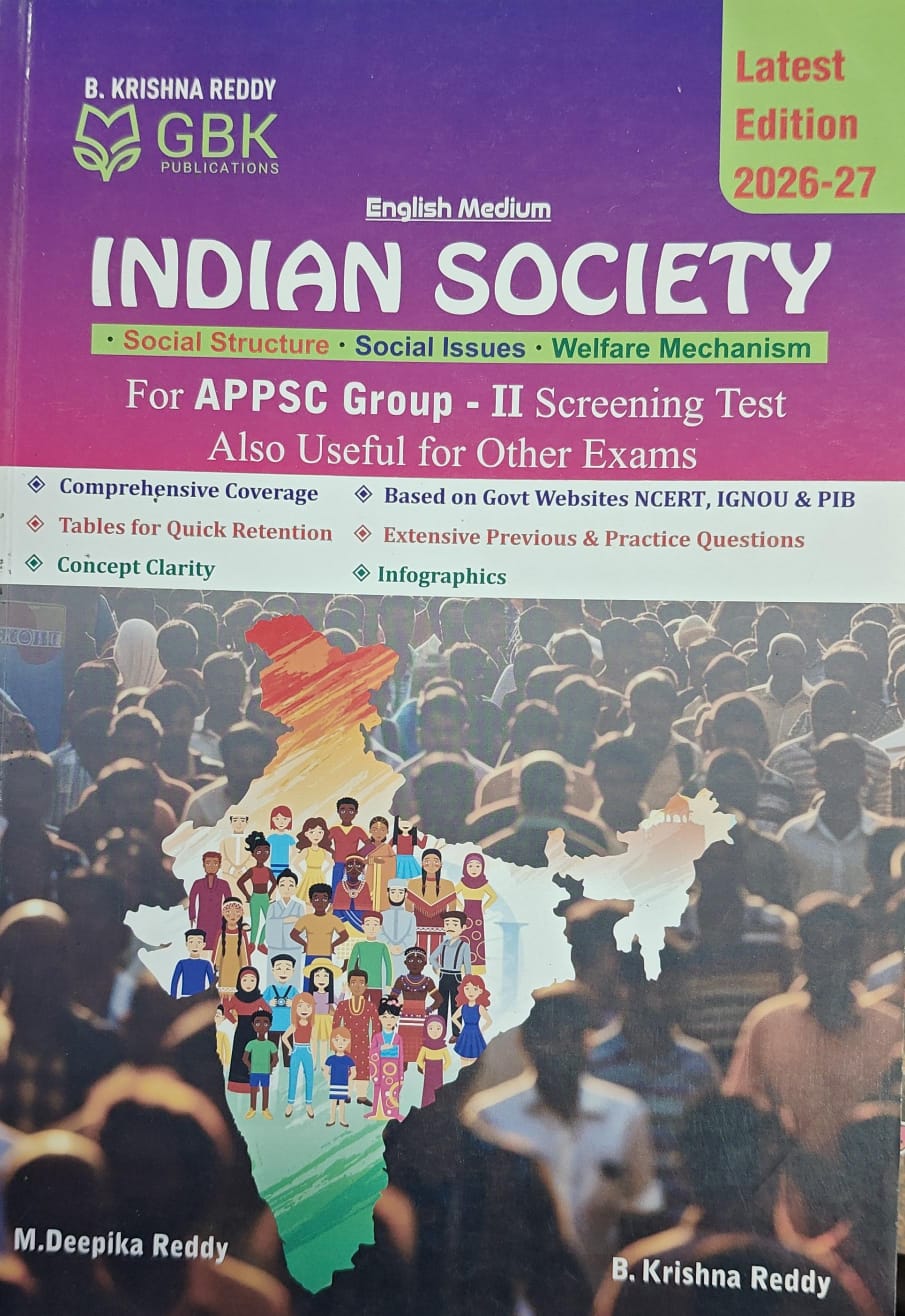 GBK PUBLICATIONS INDIAN SOCIETY FOR APPSC GROUP-2 PRILIMS